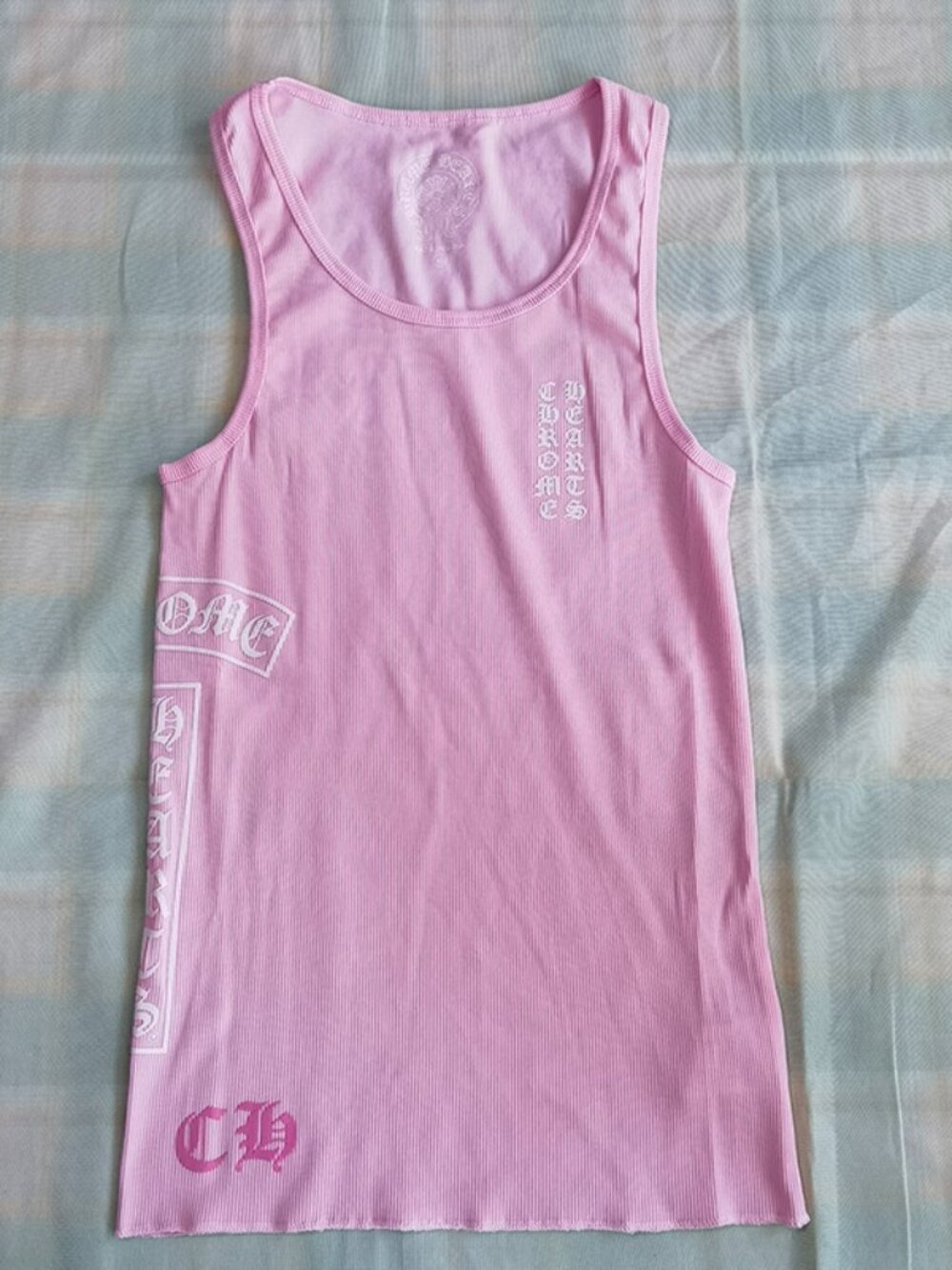 Chrome Hearts Pink Lettering Vest - Picture 1 of 7